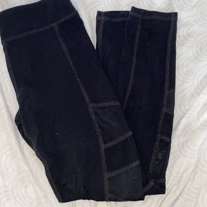 Garage black leggings (size m)